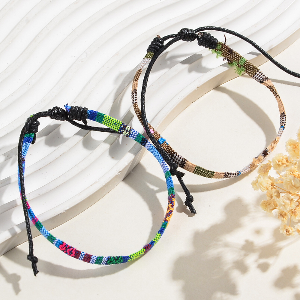 2pcs Bohemian Style Summer Beach Anklet Set